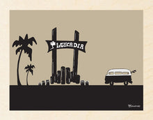 Load image into Gallery viewer, LEUCADIA ~ TOWN SIGN ~ SURF BUS ~ 3:4