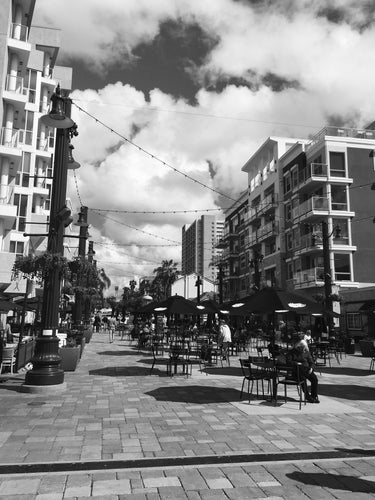 LITTLE ITALY ~ COURTYARD ~ SAN DIEGO ~ 3:4