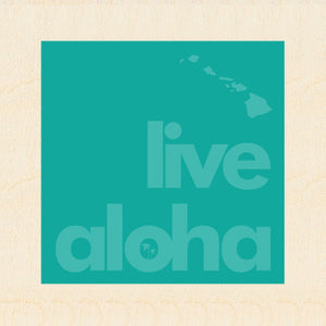LIVE ALOHA ~ SEAFOAM ~ 1:1