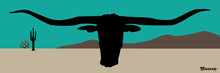 Load image into Gallery viewer, LONGHORNS ~ PLAINS ~ CACTUS ~ SEAFOAM ~ 1:3