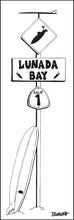 Load image into Gallery viewer, LUNADA BAY ~ PALOS VERDES ~ SURF XING ~ LONGBOARD ~ 1:3