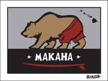 Load image into Gallery viewer, MAKAHA ~ WAIANAE ~ O&#39;AHU ~ HAWAI&#39;I ~ SURF BEAR ~ 3:4