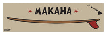 Load image into Gallery viewer, MAKAHA ~ OAHU ~ RED FIN ~ SURFBOARD ~ 8x24