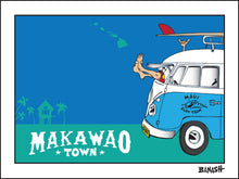 Load image into Gallery viewer, MAKAWAO TOWN ~ GREM 10 ~ SURF BUS ~ SURF HUT ~ 3:4
