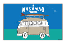Load image into Gallery viewer, MAKAWAO TOWN ~ SURF BUS ~ SEAFOAM ~ 2:3