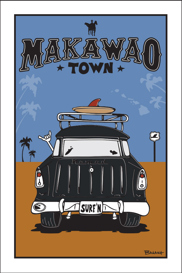 MAKAWAO TOWN ~ SURF NOMAD TAIL ~ SAND LINES ~ 2:3
