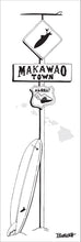 Load image into Gallery viewer, MAKAWAO TOWN ~ SURF XING ~ LONGBOARD ~ 1:3