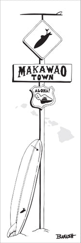 MAKAWAO TOWN ~ SURF XING ~ LONGBOARD ~ 1:3