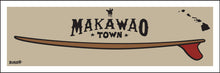 Load image into Gallery viewer, MAKAWAO TOWN ~ RED FIN ~ SURFBOARD ~ 1:3