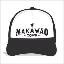 Load image into Gallery viewer, MAKAWAO TOWN ~ SURF COWBOY ~ MAUI ~ HAWAI'I ~ GRAPHIC HAT