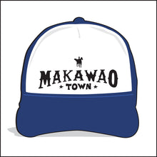 Load image into Gallery viewer, MAKAWAO TOWN ~ SURF COWBOY ~ MAUI ~ HAWAI'I ~ GRAPHIC HAT