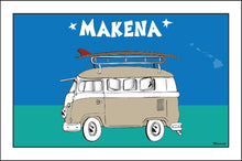 Load image into Gallery viewer, MAKENA STATE BEACH ~ WAILEA ~ SURF BUS ~ SEAFOAM ~ 2:3