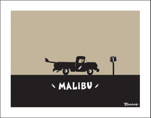 Load image into Gallery viewer, MALIBU ~ SURF PICKUP ~ BLACK N TAN