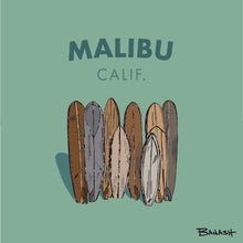 Load image into Gallery viewer, MALIBU ~ CALIF. ~ VINTAGE SURFBOARD QUIVER