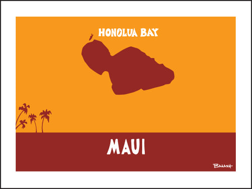 HONOLUA BAY ~ MAUI ISLAND ~ CATCH SUNDOWN ~ 3:4