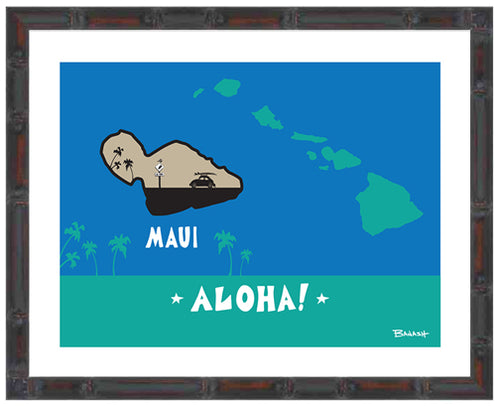 MAUI ~ ISLAND ~ ALOHA ~ SEAFOAM ~ 3:4