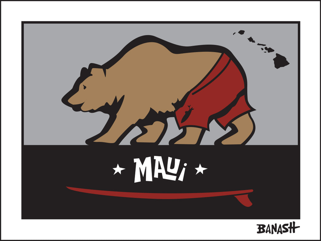 MAUI ~ SURF BEAR ~ 3:4