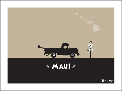MAUI ~ SURF PICKUP ~ 3:4