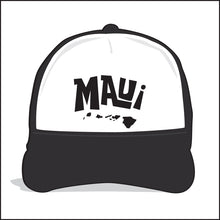 Load image into Gallery viewer, MAUI ~ TIKI STYLE ~ ISLANDS ~ HAWAI'I ~ GRAPHIC HAT