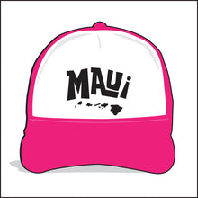 Load image into Gallery viewer, MAUI ~ TIKI STYLE ~ ISLANDS ~ HAWAI'I ~ GRAPHIC HAT
