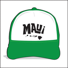 Load image into Gallery viewer, MAUI ~ TIKI STYLE ~ ISLANDS ~ HAWAI'I ~ GRAPHIC HAT