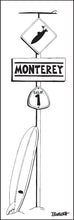 Load image into Gallery viewer, MONTEREY ~ SURF XING ~ LONGBOARD ~ 1:3