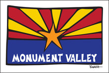 Load image into Gallery viewer, MONUMENT VALLEY ~ SUNRISE ~ ARIZONA ~ FLAG ~ LOOSE ~ 2:3