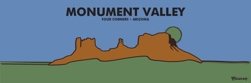 MONUMENT VALLEY ~ FOUR CORNERS ~ ARIZONA ~ 8x24