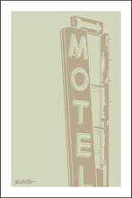 Load image into Gallery viewer, MOTEL ~ ROAD SIGN POST ~ 12x18