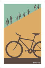 Load image into Gallery viewer, MOUNTAIN BIKE ~ SLOPES ~ DESERT ~ CACTUS ~ 12x18