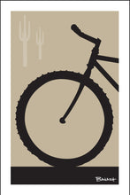 Load image into Gallery viewer, MOAB ~ MOUNTAIN BIKE ~ FRONT END ~ CACTUS ~ BLACK N TAN ~ 2:3