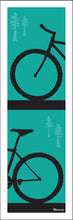 Load image into Gallery viewer, SANTA CRUZ ~ MOUNTAIN BIKE ~ FRONT END ~ TAIL ~ STACKED ~ SEAFOAM ~ 1:3