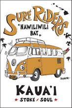 Load image into Gallery viewer, NAWILIWILI BAY ~ SURF RIDERS ~ SURF BUS ~ 2:3