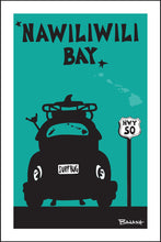 Load image into Gallery viewer, NAWILIWILI BAY ~ SURF BUG TAIL ~ SEAFOAM ~ 2:3