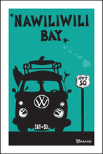 Load image into Gallery viewer, NAWILIWILI BAY ~ SURF BUS GRILL ~ SEAFOAM ~ 2:3