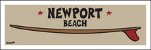 Load image into Gallery viewer, NEWPORT BEACH ~ RED FIN ~ SURFBOARD ~ 1:3