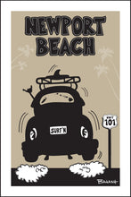 Load image into Gallery viewer, NEWPORT BEACH ~ SURF BUG TAIL ~ AIR ~ HWY 101 ~ 2:3