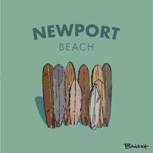 Load image into Gallery viewer, NEWPORT BEACH ~ VINTAGE SURFBOARD QUIVER