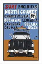 Load image into Gallery viewer, NORTH COUNTY ~ SAN DIEGO ~ SURF TOWNS ~ SAND LINES ~ 2:3