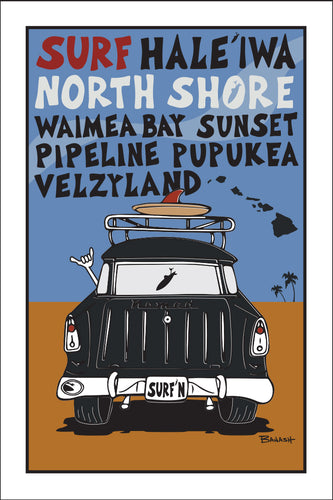 NORTH SHORE ~ O'AHU ~  SURF BREAKS ~ SURF NOMAD TAIL ~ SAND LINES ~ 2:3