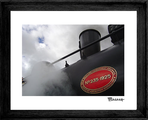 NEW ZEALAND ~ RAILWAYS ~ LOCOMOTIVE NO. 235-1925 ~ 3:4