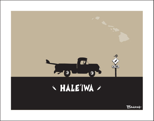 HALE'IWA ~ SURF PICKUP ~ 3:4