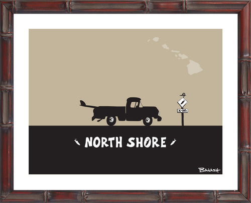 NORTH SHORE ~ HALE'IWA ~ SURF PICKUP ~ 3:4