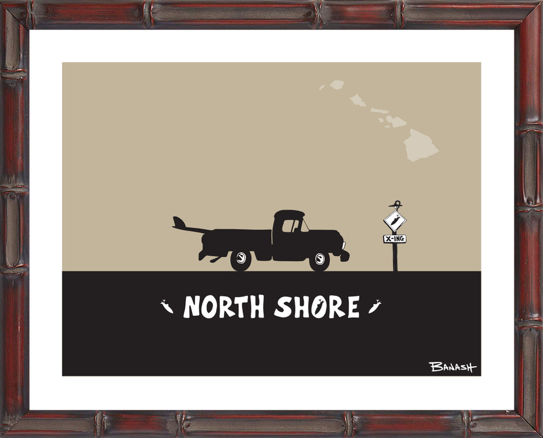 NORTH SHORE ~ HALE'IWA ~ SURF PICKUP ~ 3:4