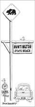 Load image into Gallery viewer, HUNTINGTON STATE BEACH ~ SURF XING ~ SURF PICKUP TAIL ~ 1:3