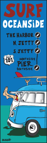 SURF ~ OCEANSIDE ~ GREM 10 SURF BUS ~ SURF BREAKS ~ 1:3
