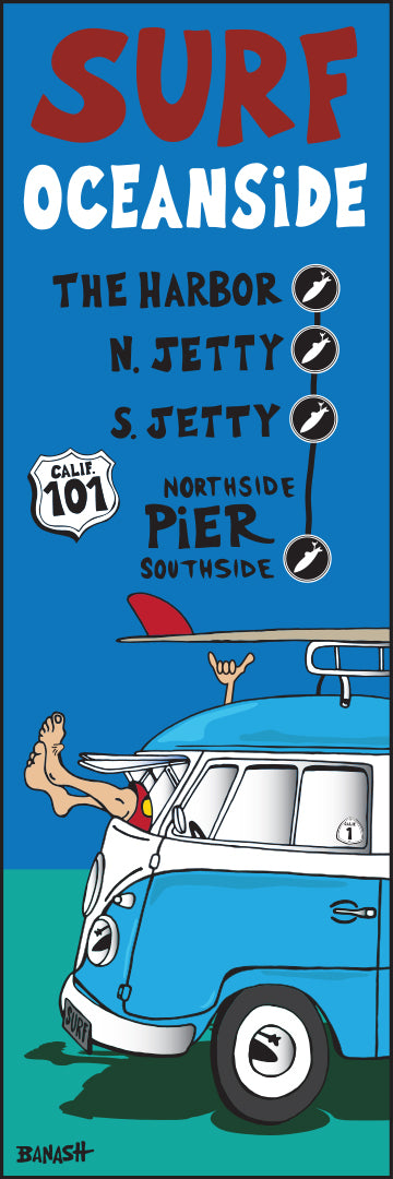 SURF ~ OCEANSIDE ~ GREM 10 SURF BUS ~ SURF BREAKS ~ 1:3