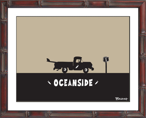OCEANSIDE ~ SURF PICKUP ~ 3:4