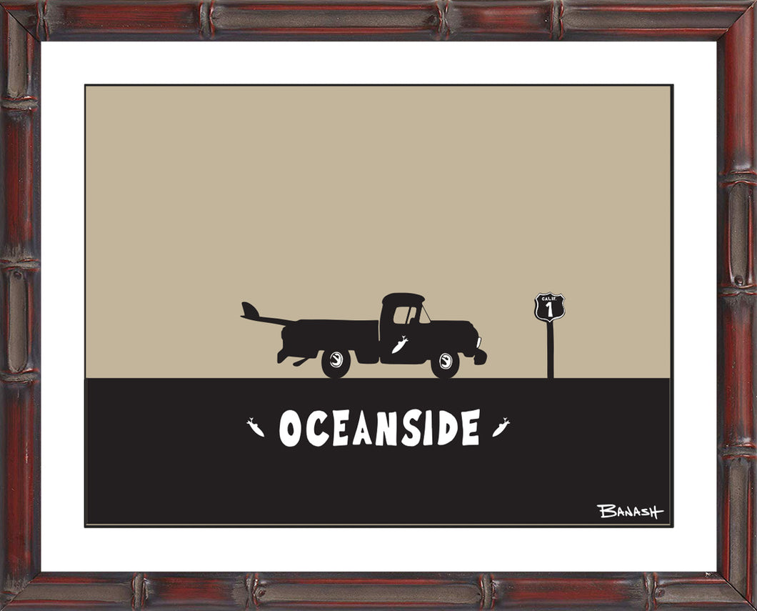 OCEANSIDE ~ SURF PICKUP ~ 3:4