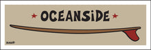 Load image into Gallery viewer, OCEANSIDE ~ RED FIN ~ SURFBOARD~ 1:3